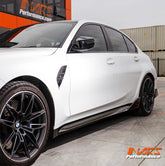 M Performance Style Dry Carbon Fibre Replacement Side Skirts for BMW G80 M3 Bodykit